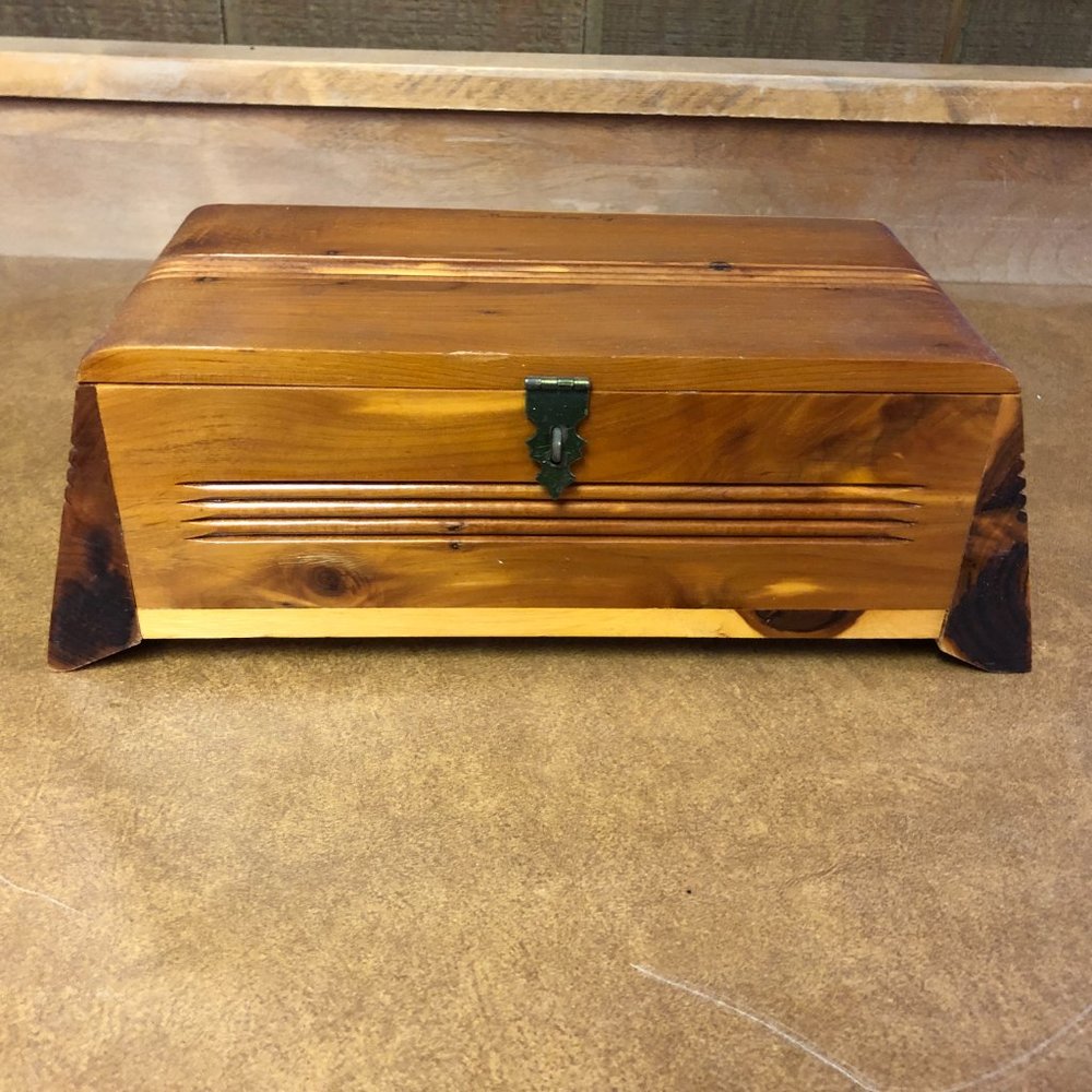 Vintage Mammoth Cave KY Wood Box - Picture 4 of 8